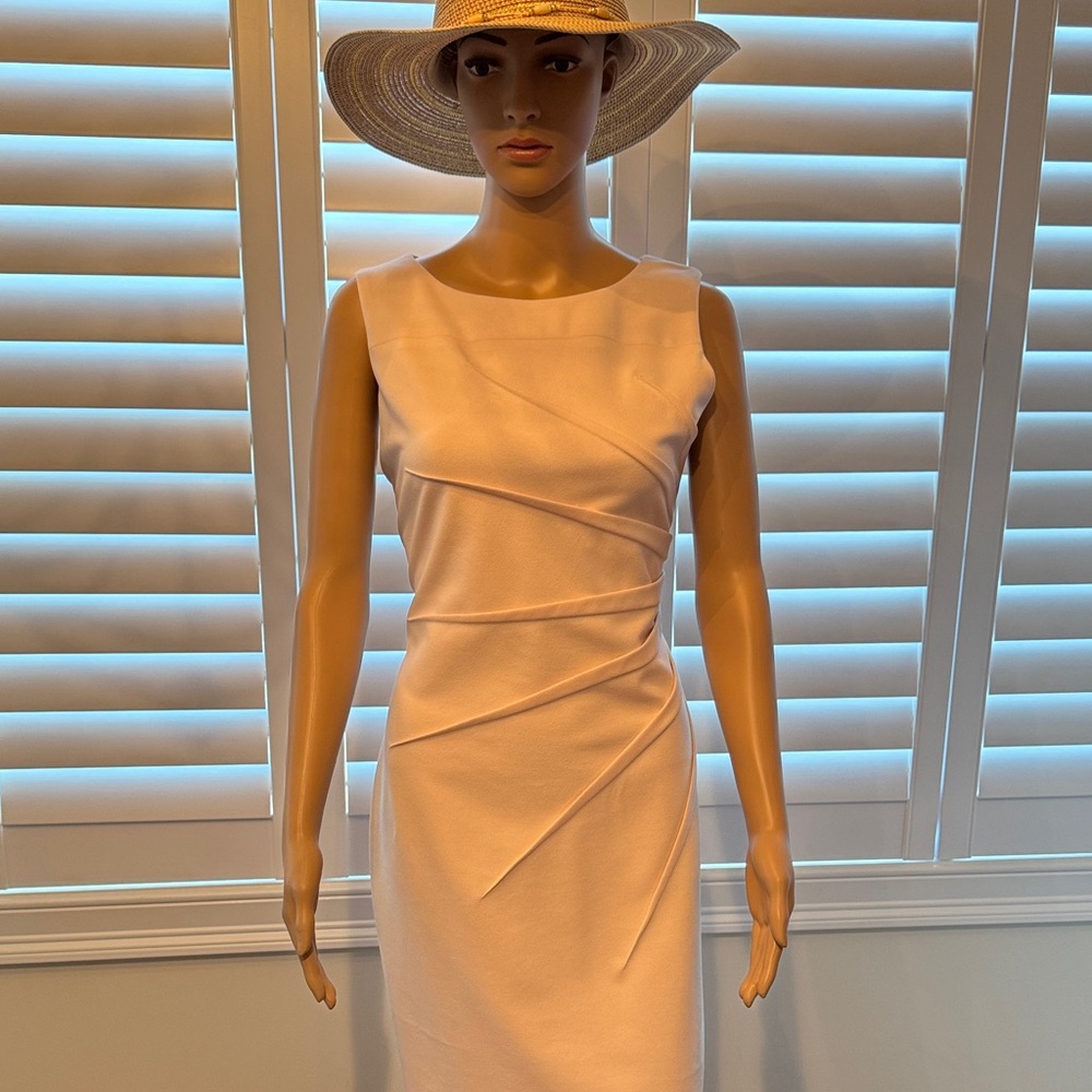 Calvin Klein Cream Midi Dress